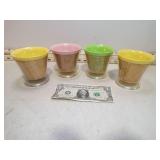 VINT RAFFIAWARE DESSERT CUPS