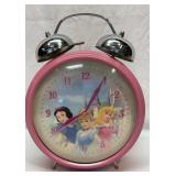 Large Disney Princess alarm clock. 12 inches tall.
