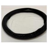 Nobby and sparkly steering wheel cover