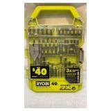 New Ryobi 40 pc. drill driver set.  Sealed.
