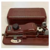 Vtg Kenmore buttonholer attachment. Bakelite case