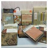 Quilters delight.  Ten fabric swatch books.