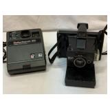 Kodak and Polaroid cameras