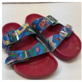 Birkenstock ladies slip on. Size L6.  See desc