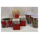 Vtg Coca-Cola items and popcorn cones