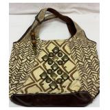 Fossil cloth bag purse