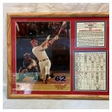 Mark McGwire commemorative plaque