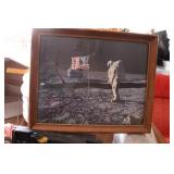 Framed Photo of Moon Landing Framed Photo of Moon Landing
