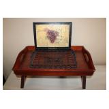 Wooden TV Tray small chiip, 23 x 10 x 14,Artwork