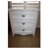 Two Drawer Nightstand  28 x 26 x 16