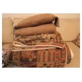 Queen Compforter ,Shams, Bed Skirt  & Pillow