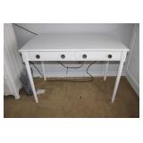 White  2 Drawer Desk 30 x 42 1/2 x 23