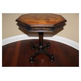 Pedestal End Table 28 x 26