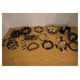 Lot of Black Braclets Lot of Black Braclets