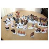 Large Lot Ceramic Farm Animals Large Lot Ceramic Farm Animals