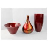 Red & Multi Color Vases 6 to 12' Red & Multi Color Vases 6 to 12'