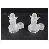 Vintage Avon Crystal Candle Holders Vintage Avon Crystal Candle Holders