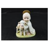 Vintage Homco 5605 Child with Lamb Vintage Homco 5605 Child with Lamb