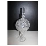 Vintage Bohemian Czech Crystal Candy Dish 15