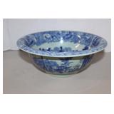 Vintage Victoria Ware Ironstone Blue & White Bowl
