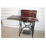 Late 1800 New Home Sewing Machine working