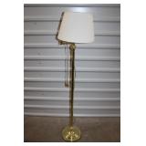 Brass Floor Swing Lamp 57 1/2
