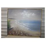 J.Allen Gold Framed  Canvas Artwork 401/2 X 50 1/2