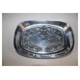 Vintage Wilton Armetale  Silver Love Bird Tray