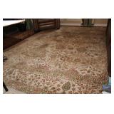 100% Silk / Wool Pile Hand Knotted Rug 7 x 9 ft