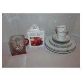 Mix Lot Dishes.Tea infuser.Timer.Slicer