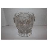 Crystal Glass Ice Bucket 9"