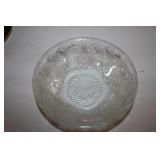 Vintage Crystal Bowl 8"