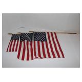 USA Flags with Sticks