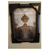 Old Rugged Cross Framed 12 x 15