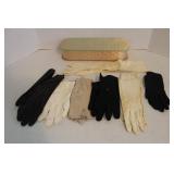 Ladies Gloves Leather & Cloth