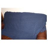 Blue Throw  68 x 54