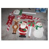 Lot of Wood Yard Christmas Displays