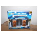 Pinecone Garland 18ft & 100 Ice Lights