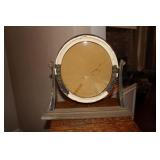 Antique Wood  Photo Frame Curved Glass