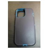 double protective blue , iphone 12 pro max case