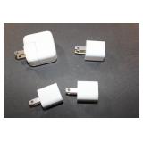 1 Apple 10watt charging block , 3 Apple 5watt char