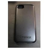 black Otterbox iphone case  [unsure of generation]