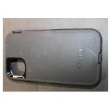 black Otterbox iphone case  [unsure of generation]