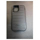black Otterbox iphone case  [unsure of generation]