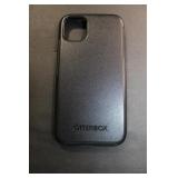 black Otterbox iphone case  [unsure of generation]