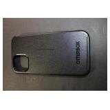 black Otterbox iphone case  [unsure of generation]