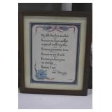 Signed My Life Has Been Touch 11 x 13