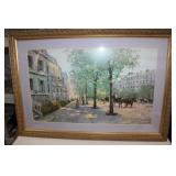 Signed Town Square 41 x 28