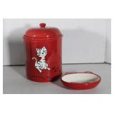 Good Kitty Treats Jar & Bowl