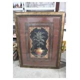 Signed Potted Fern Artwork 52 1/2 x 40